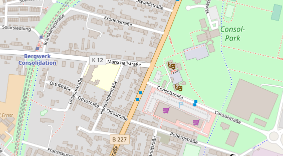 Friseur auf Satellitenbild