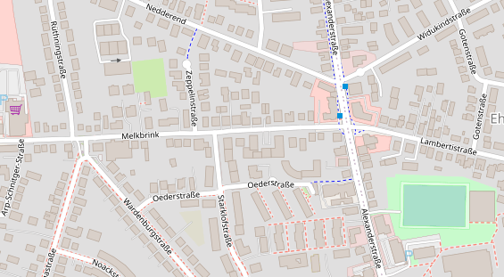 Friseur auf Satellitenbild