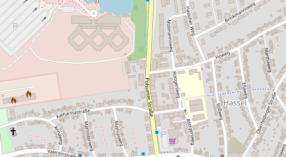 Friseur auf Satellitenbild