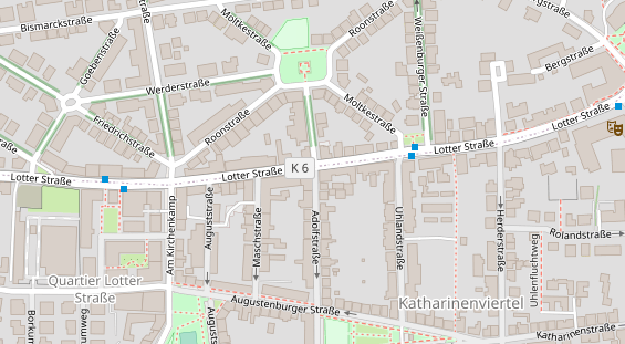 Friseur auf Satellitenbild