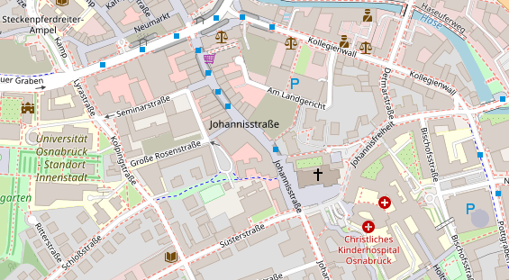 Friseur auf Satellitenbild