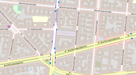 Friseur auf Satellitenbild