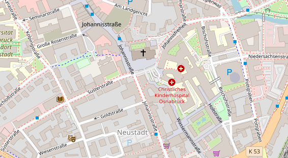 Friseur auf Satellitenbild