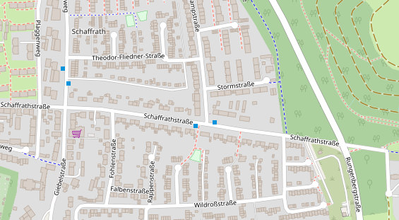 Friseur auf Satellitenbild