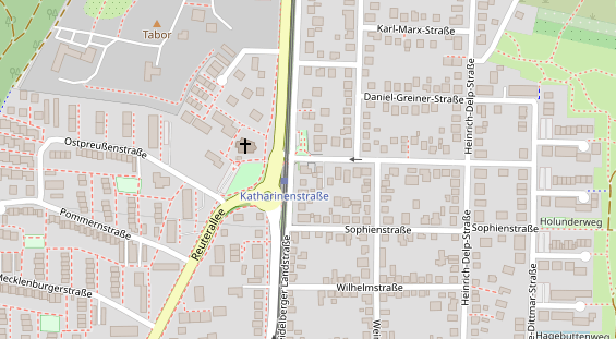 Friseur auf Satellitenbild