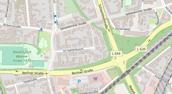 Friseur auf Satellitenbild