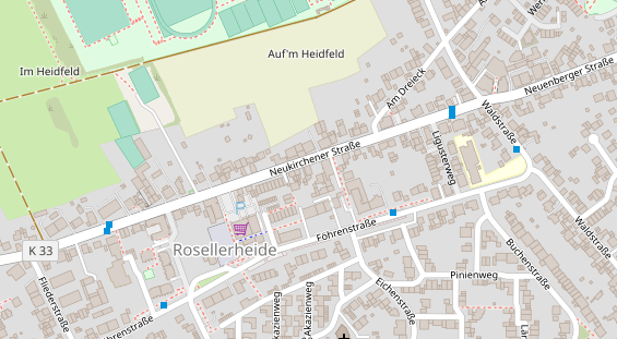 Friseur auf Satellitenbild