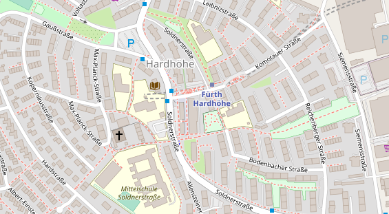 Friseur auf Satellitenbild