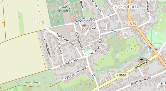 Friseur auf Satellitenbild