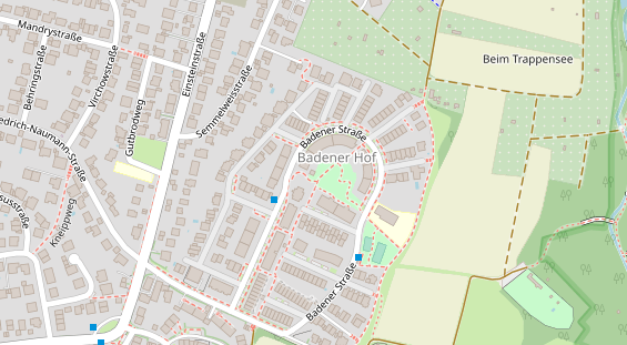 Friseur auf Satellitenbild