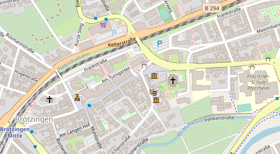 Friseur auf Satellitenbild