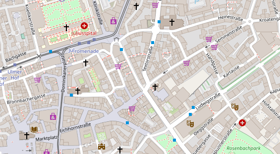 Friseur auf Satellitenbild