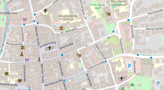 Friseur auf Satellitenbild