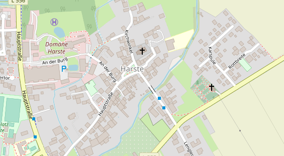 Friseur auf Satellitenbild