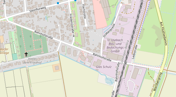 Friseur auf Satellitenbild