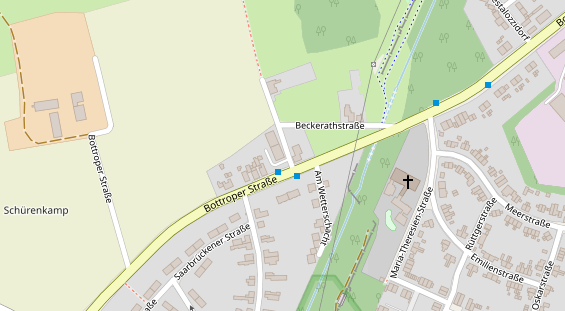 Friseur auf Satellitenbild