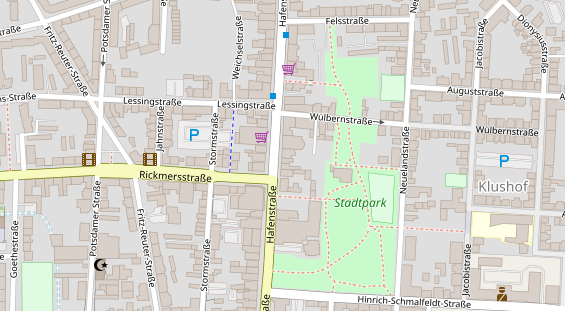 Friseur auf Satellitenbild