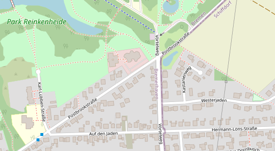 Friseur auf Satellitenbild