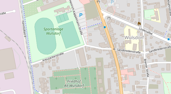 Friseur auf Satellitenbild