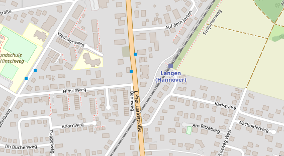 Friseur auf Satellitenbild