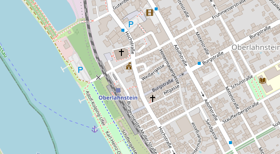 Friseur auf Satellitenbild