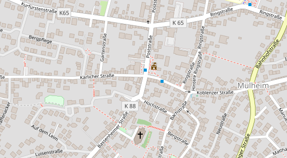 Friseur auf Satellitenbild