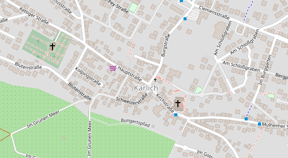 Friseur auf Satellitenbild