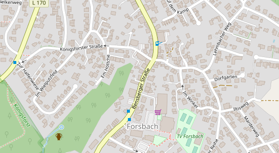 Friseur auf Satellitenbild