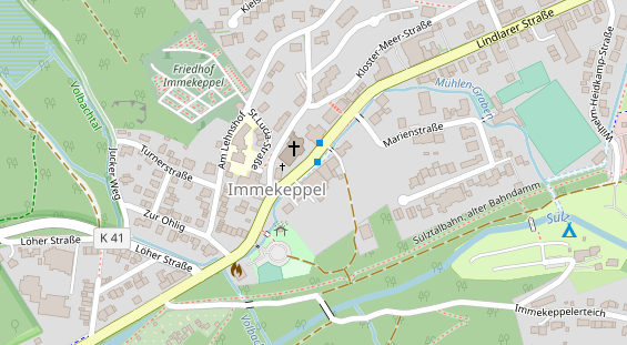 Friseur auf Satellitenbild