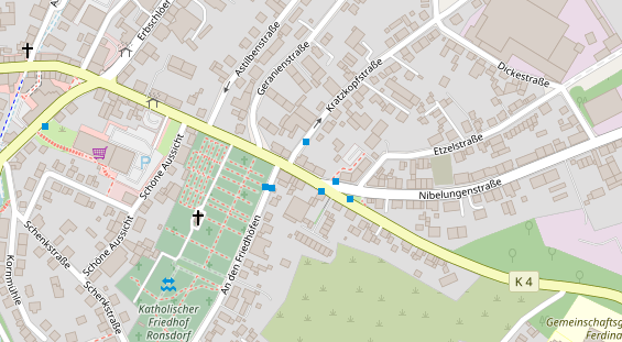 Friseur auf Satellitenbild