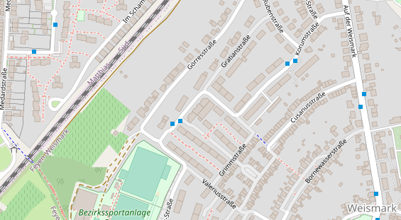 Friseur auf Satellitenbild