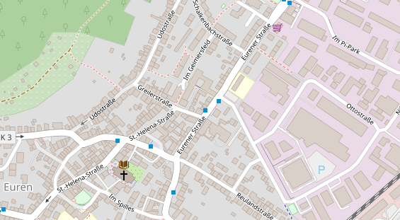 Friseur auf Satellitenbild