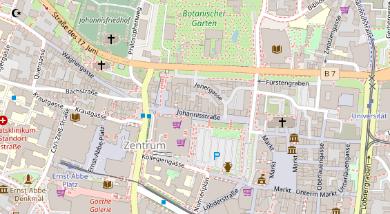 Friseur auf Satellitenbild