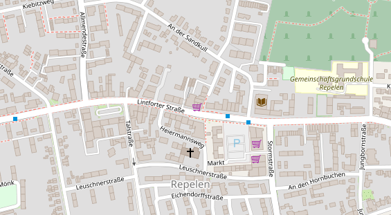 Friseur auf Satellitenbild