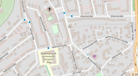 Friseur auf Satellitenbild