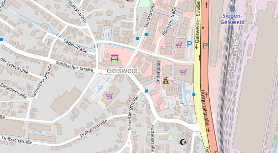 Friseur auf Satellitenbild