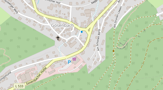 Friseur auf Satellitenbild