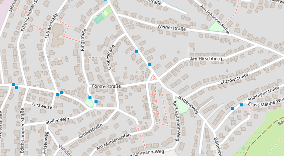 Friseur auf Satellitenbild