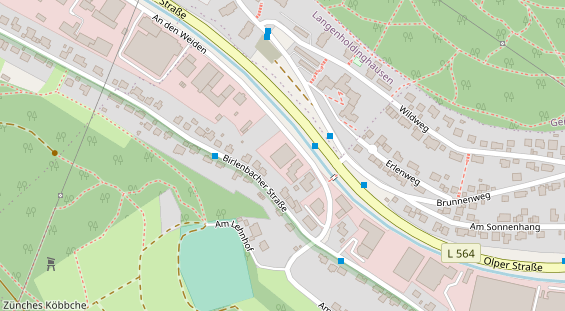 Friseur auf Satellitenbild