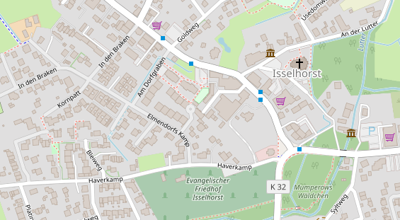 Friseur auf Satellitenbild