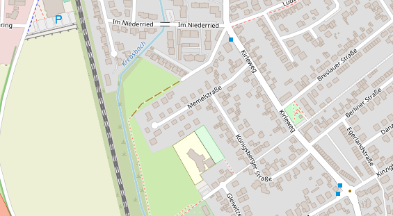 Friseur auf Satellitenbild