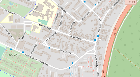 Friseur auf Satellitenbild