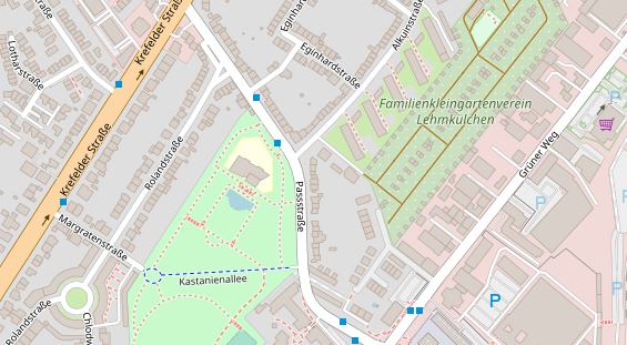 Friseur auf Satellitenbild