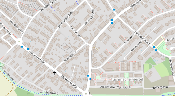 Friseur auf Satellitenbild