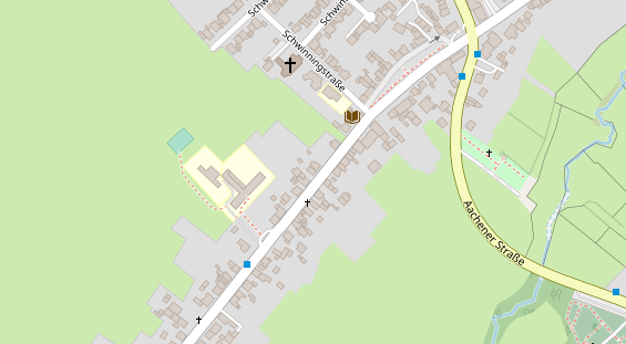 Friseur auf Satellitenbild