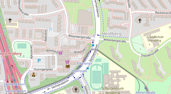 Friseur auf Satellitenbild