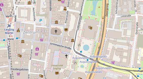 Friseur auf Satellitenbild