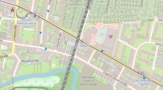 Friseur auf Satellitenbild