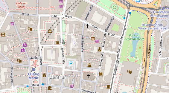 Friseur auf Satellitenbild