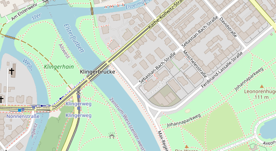 Friseur auf Satellitenbild